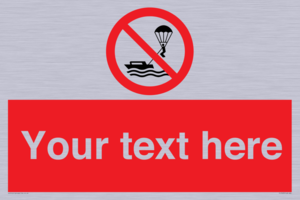 Custom No parasailing